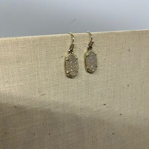 Kendra Scott Druzy Earrings - White-Pink Sparkle
